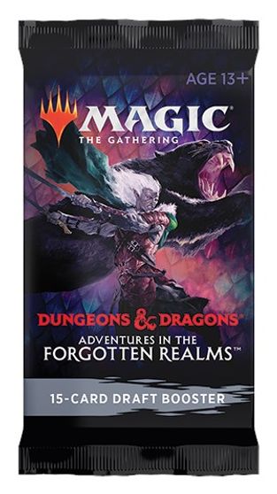 Magic The Gathering Adventures In The Forgotten Realms Draft Booster Pack