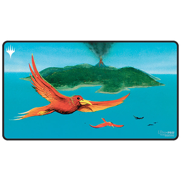Magic The Gathering Dominaria Remastered Black Stitched Playmat - Birds Of Paradise