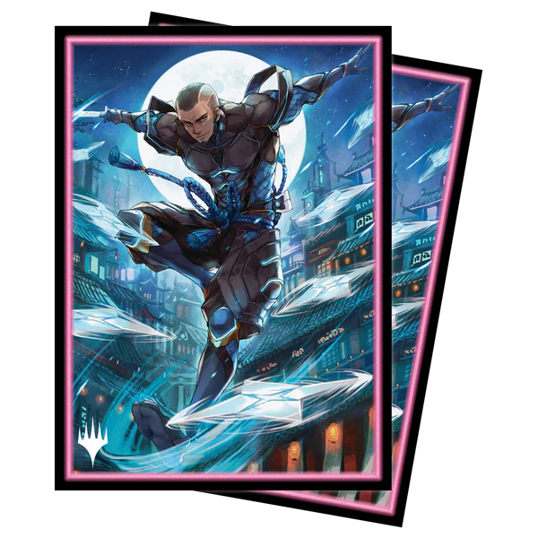 Magic The Gathering Kamigawa Neon Dynasty Kaito Shizuki Card Sleeves ( Magic The Gathering Kamigawa Neon Dynasty Kaito Shizuki Card Sleeves (