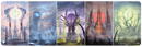 Magic The Gathering Phyrexia All Will Be One 8ft Table Playmat - Basic Land Tableaux