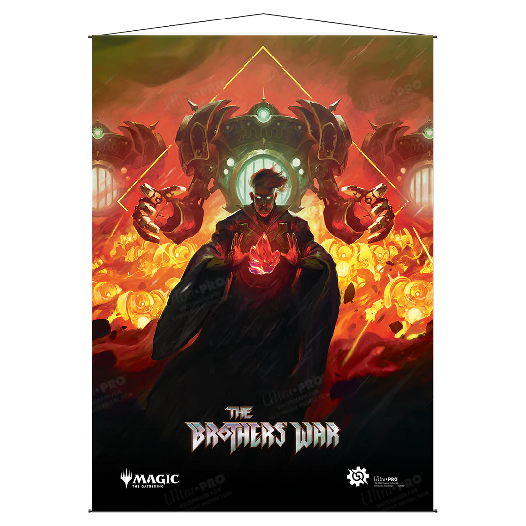 Magic The Gathering Wall Scroll - Brothers War Set Booster Artwork
