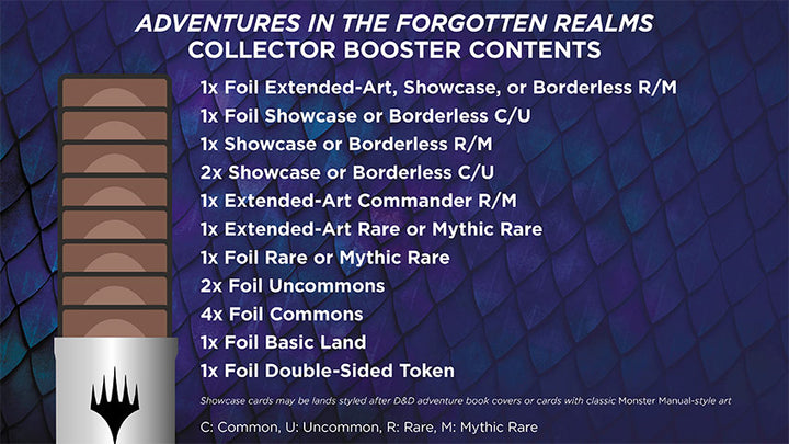 Magic the Gathering Adventures In The Forgotten Realms D&amp;D Collector Booster Pack