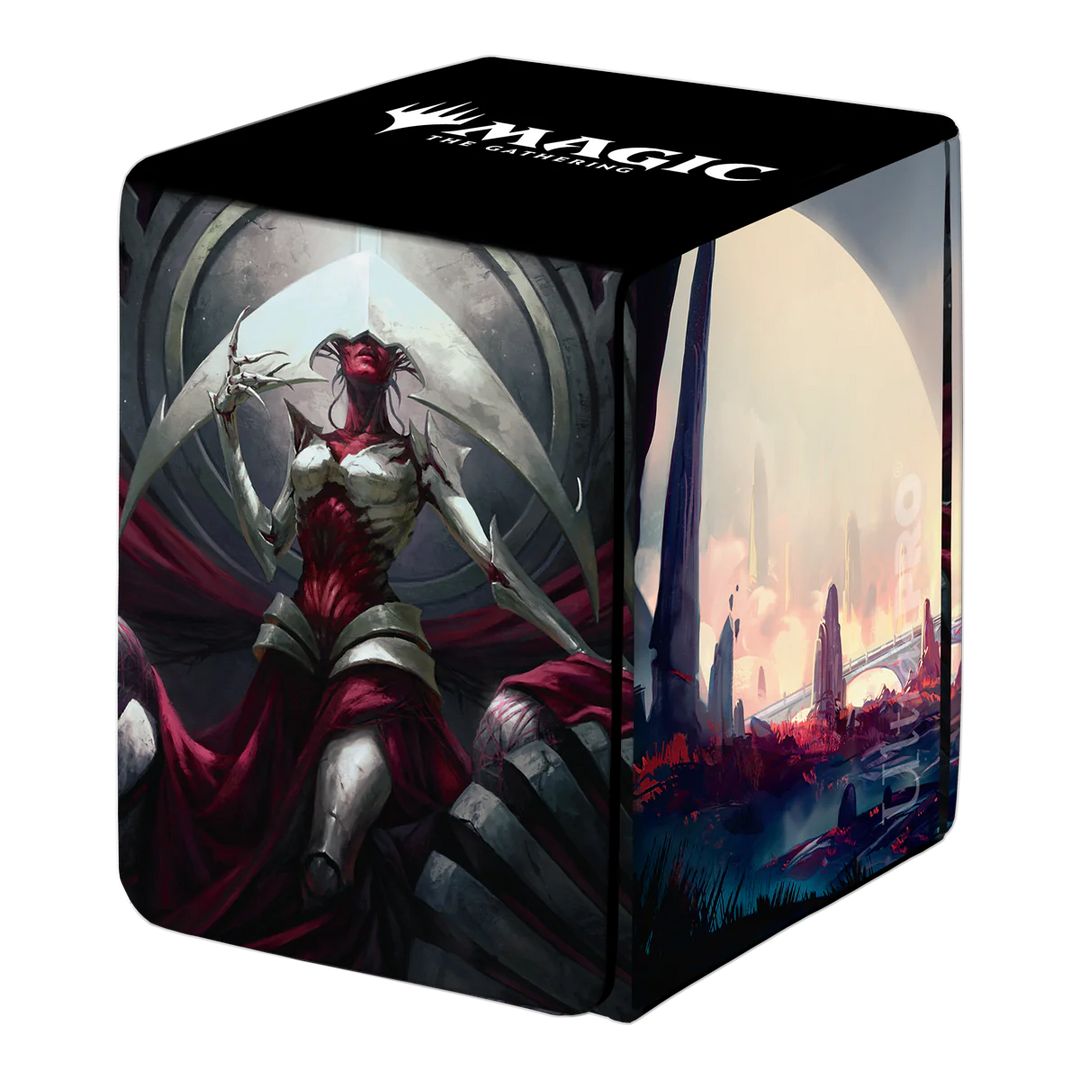 Magic the Gathering Phyrexia Marketing Art Alcove Flip Deck Box - Elesh Norn