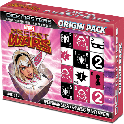 Marvel Dice Masters Secret Wars Origin Pack Spider-Gwen & Spider-Man