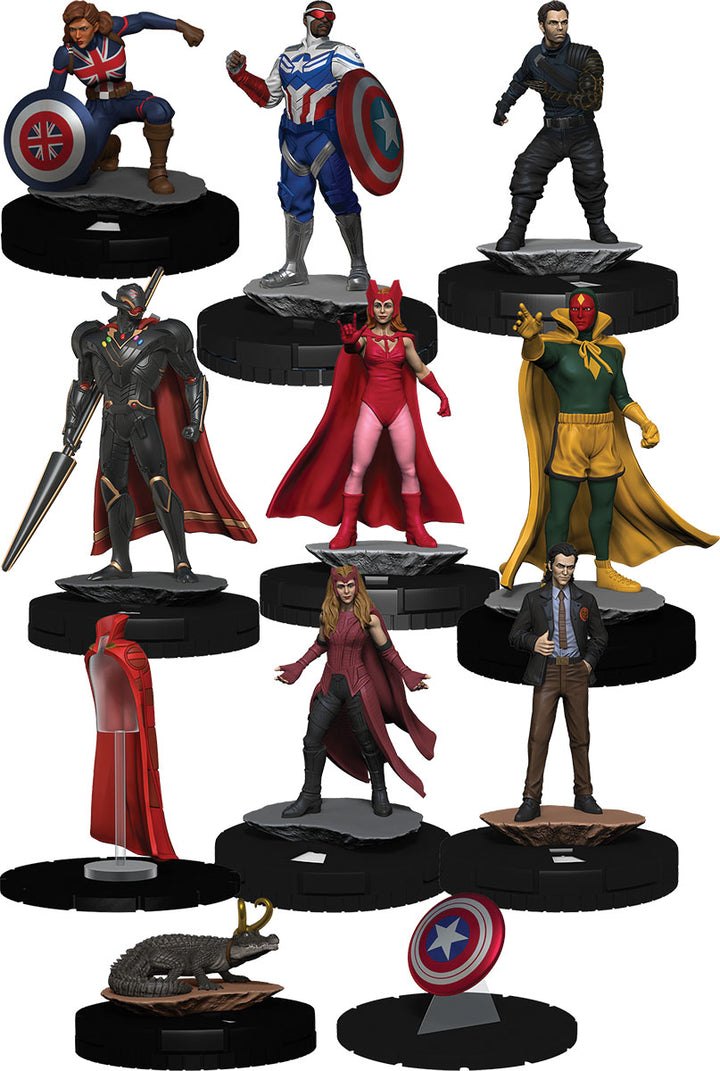Marvel HeroClix: Marvel Studios Disney Plus Booster Brick (10)