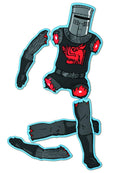 Monty Python Black Knight Refrigerator Magnet - The Hobby Hub