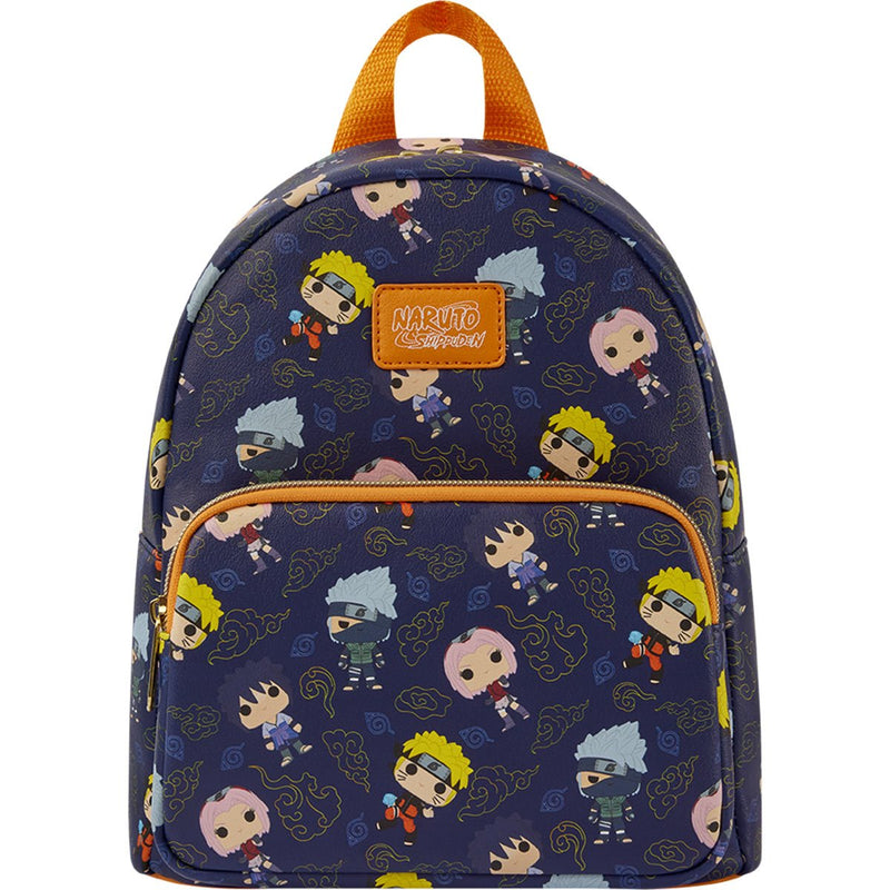 Loungefly Naruto Pop! Group Print Mini-Backpack