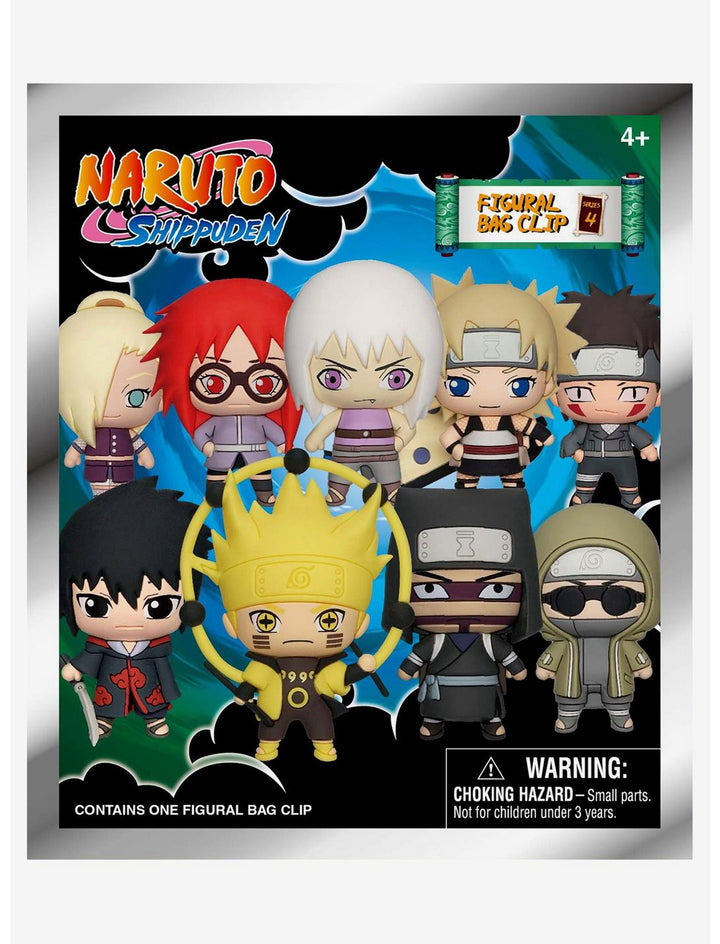 Naruto Series 4 Blind Bag - 3D Foam Bag Clip