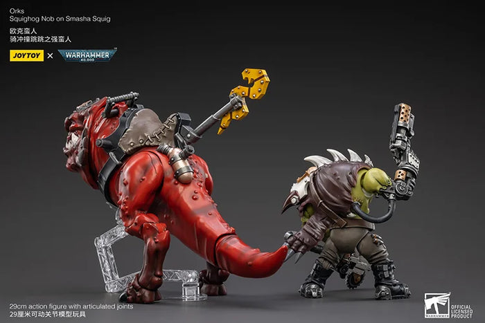 Joytoy 1/18 Orks Squighog Nob On Smasha Squig Action Figure In