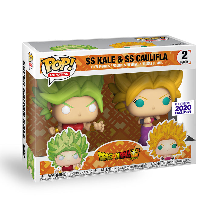 Funko POP Animation: Dragon Ball Z Super Saiyan - Kale &amp; Kaulifla Funimation Exclusive