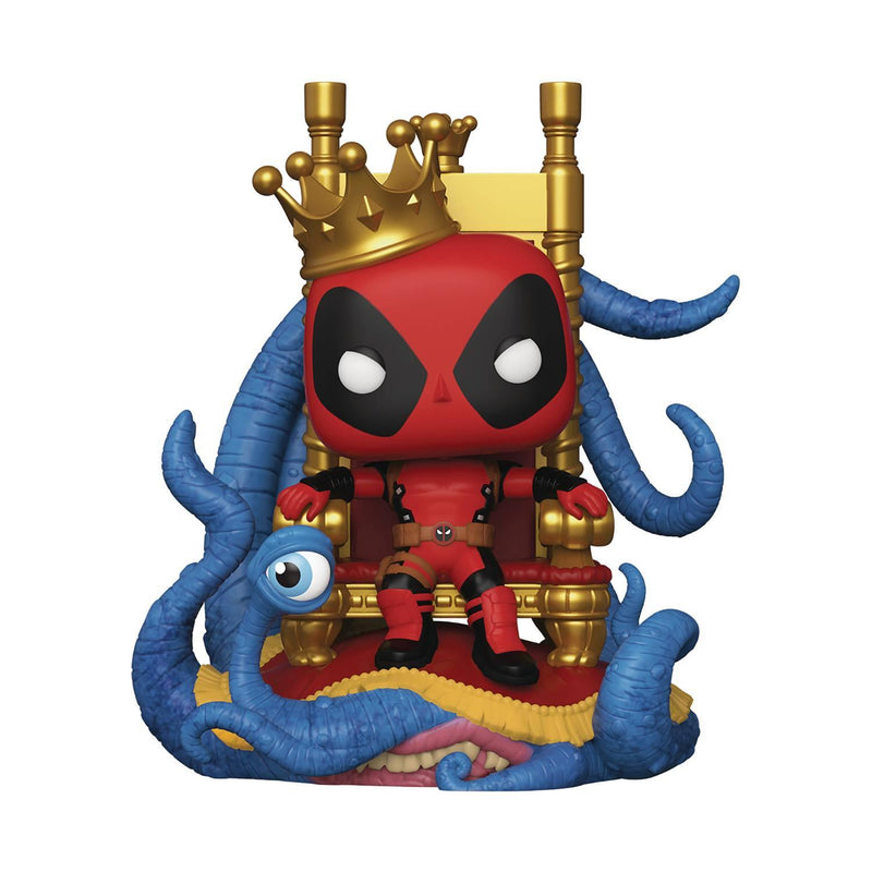 Funko POP! Deluxe - Marvel Heroes: King Deadpool On Throne - The Hobby Hub