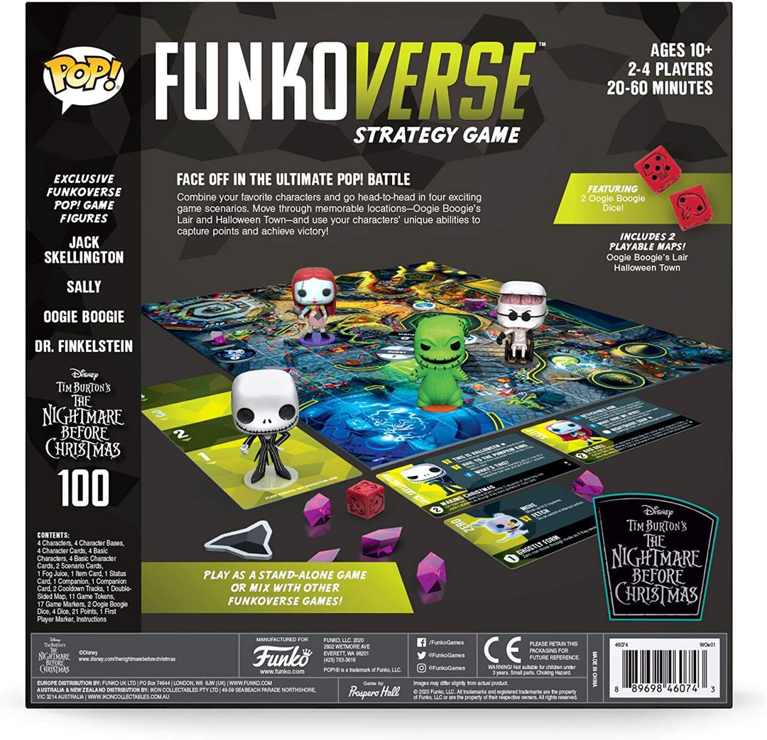POP Funkoverse: The Nightmare Before Christmas 100- Base - The Hobby Hub