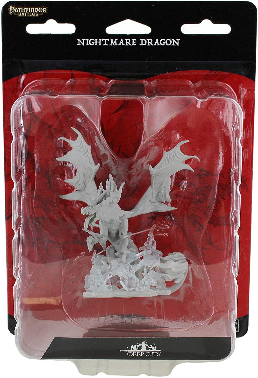Pathfinder Deep Cuts Unpainted Miniatures: Nightmare Dragon - The Hobby Hub