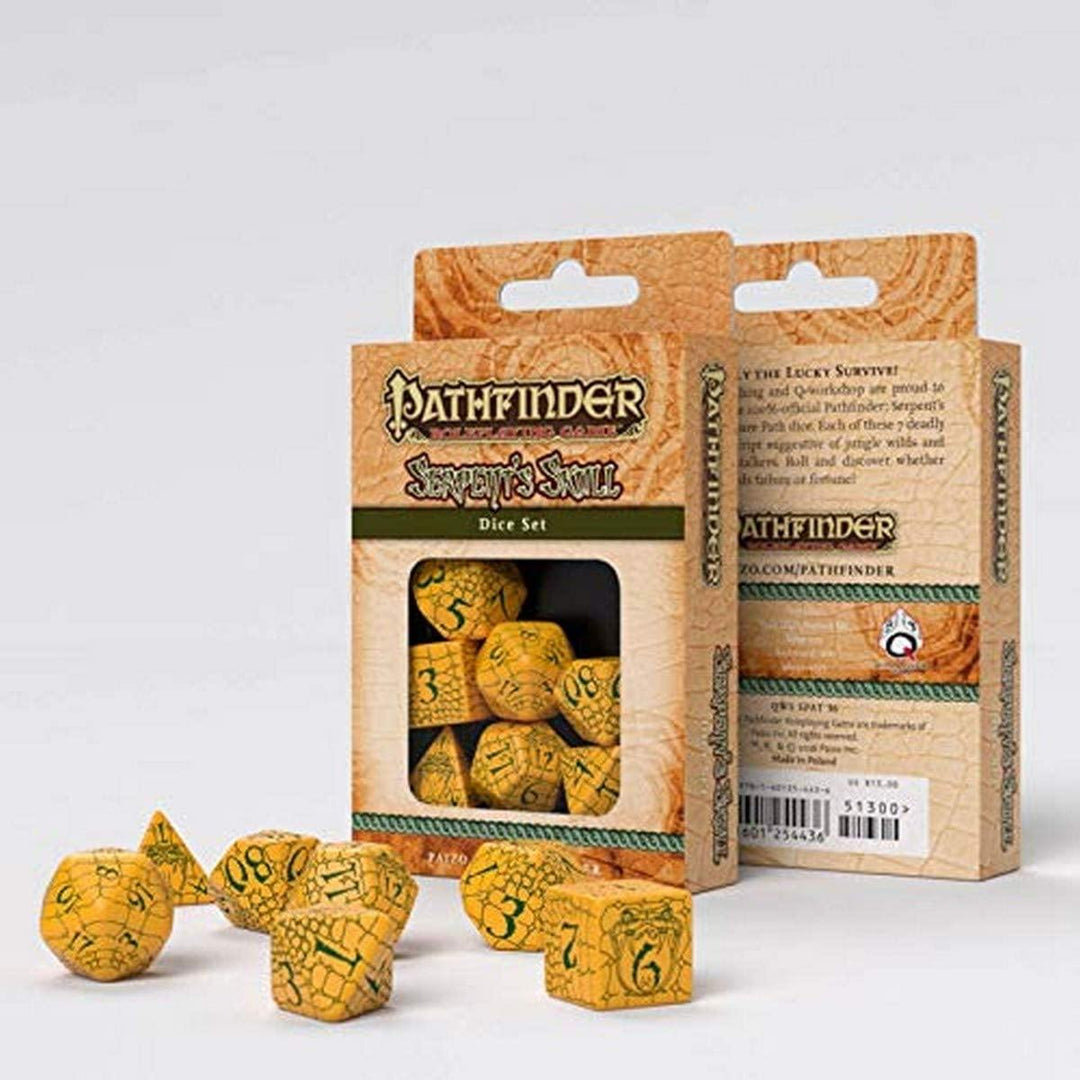 Q-Workshop: Pathfinder Polyhedral Dice 7ct Set Serpent&