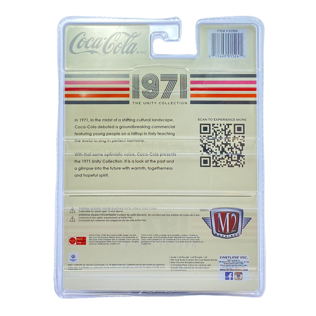 M2 Machines: Coca-Cola 1958 VW Microbus 15 Window - Release UNTY01/21-13