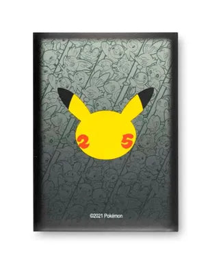 Pokemon Center 25th Celebration Card Sleeves - Black