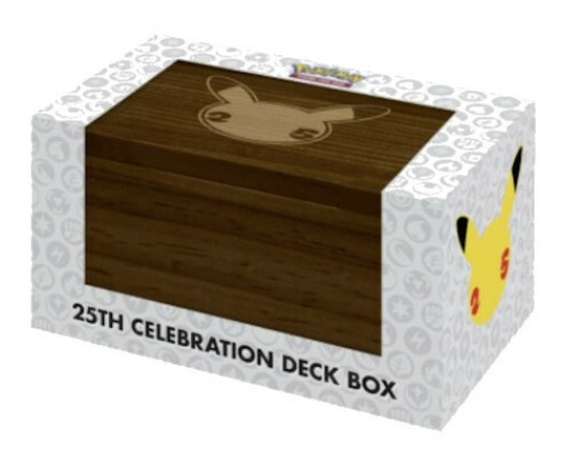 Pokemon 25th Celebration Wooden Deck Box