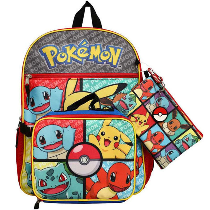 Pokemon 4-Piece Backpack Set