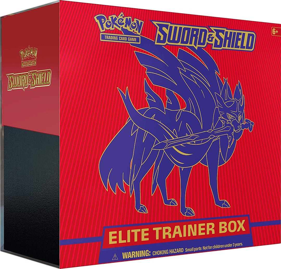 Pokemon Sword &amp; Shield Elite Trainer Box - Zacian