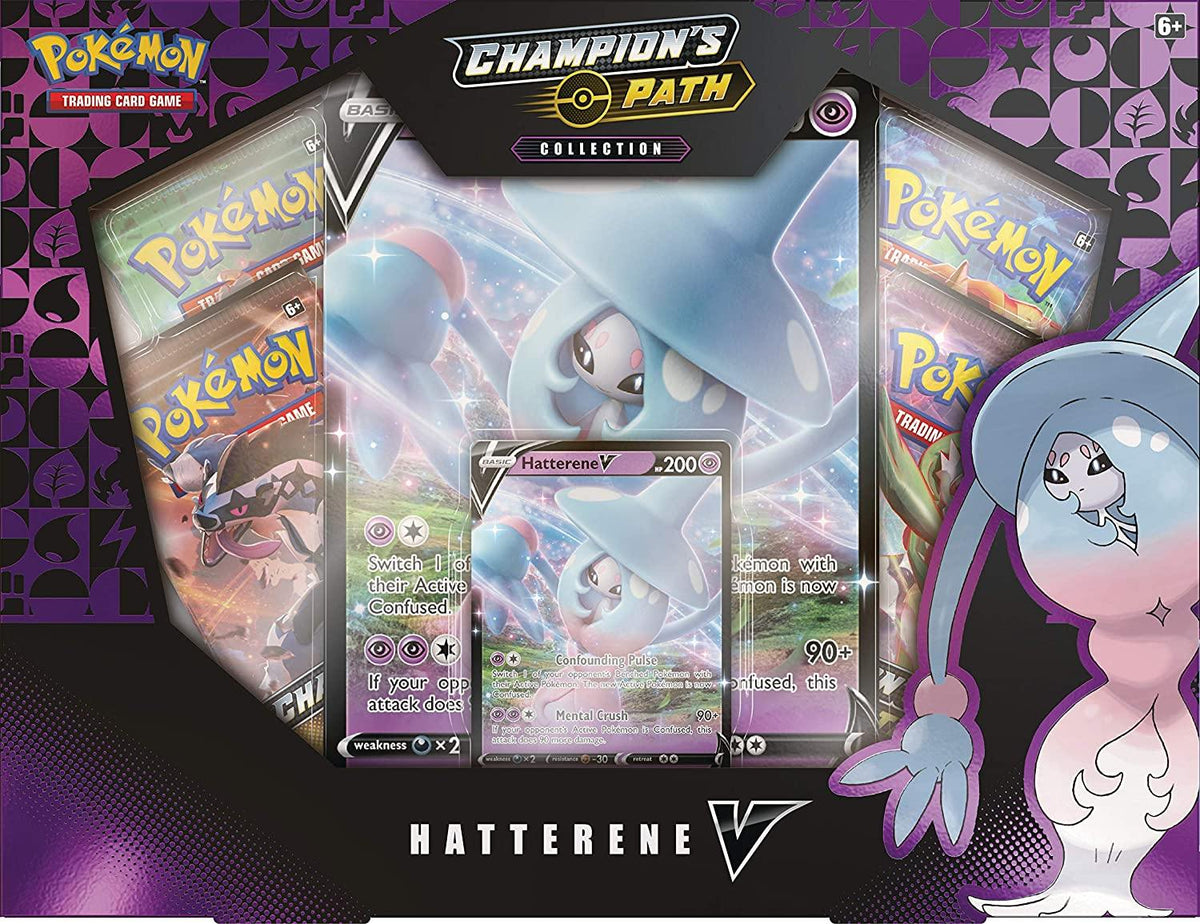 Pokemon TCG: Champion's Path Collection- Hatterene V