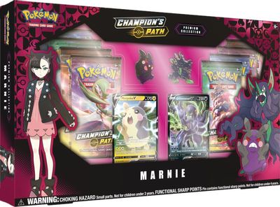 Pokemon TCG: Champion's Path Marnie Premium Collection Box