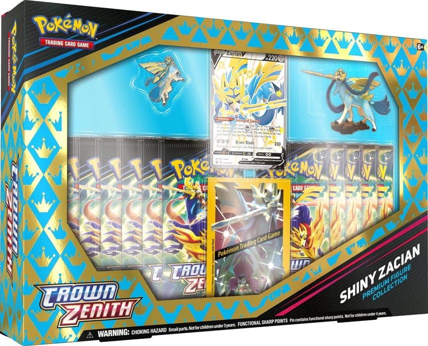 Pokemon TCG: Crown Zenith Collection Premium Figure Collection - Shiny Zacian