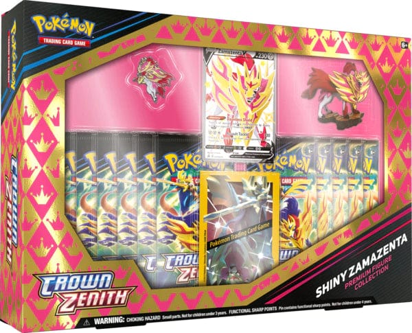 Pokemon TCG: Crown Zenith Collection Premium Figure Collection - Shiny Zamazenta