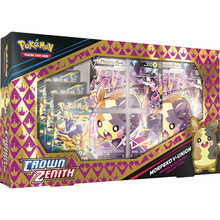 Pokemon TCG: Crown Zenith Playmat Premium Collection - Morpeko V-Union