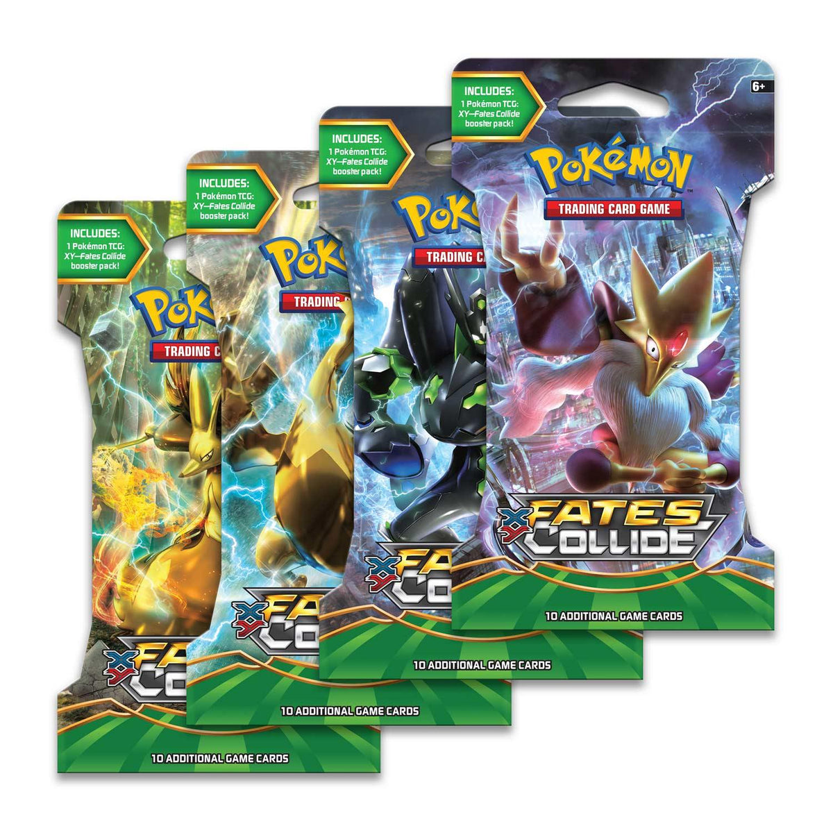 Pokemon TCG: XY Fates Collide Sleeved Booster Pack Pokemon TCG: XY Fates Collide Sleeved Booster Pack