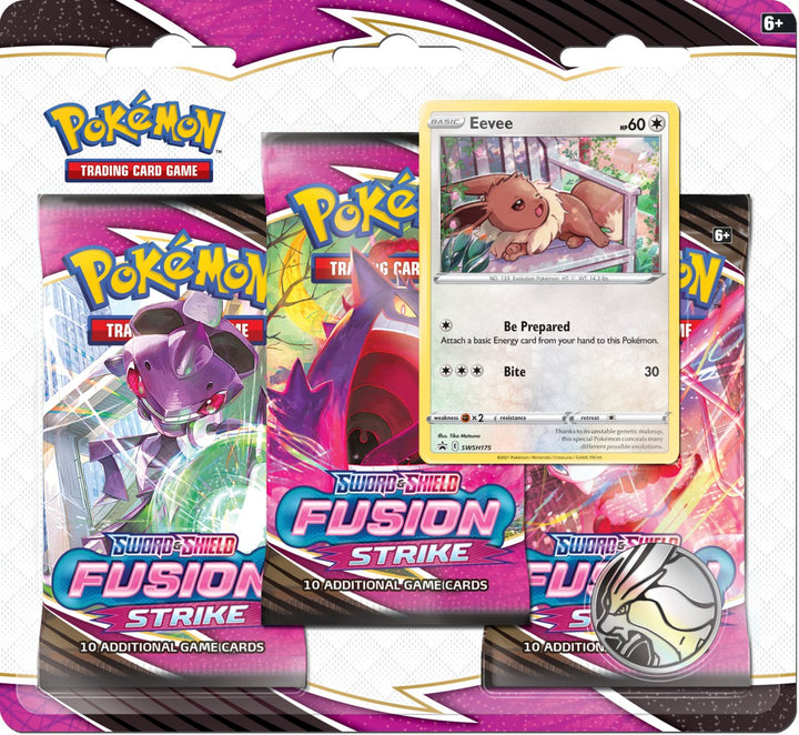 Pokemon TCG: Fusion Strike 3-Pack Blister