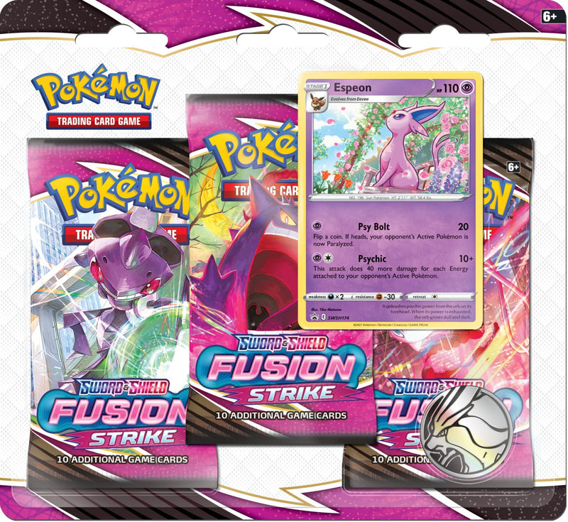 Pokemon TCG: Fusion Strike 3-Pack Blister