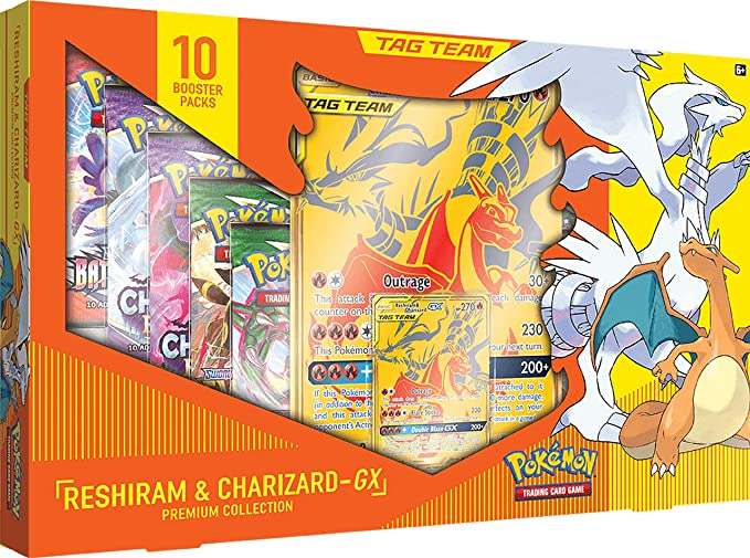 Pokemon TCG: Reshiram &amp; Charizard Collection Box