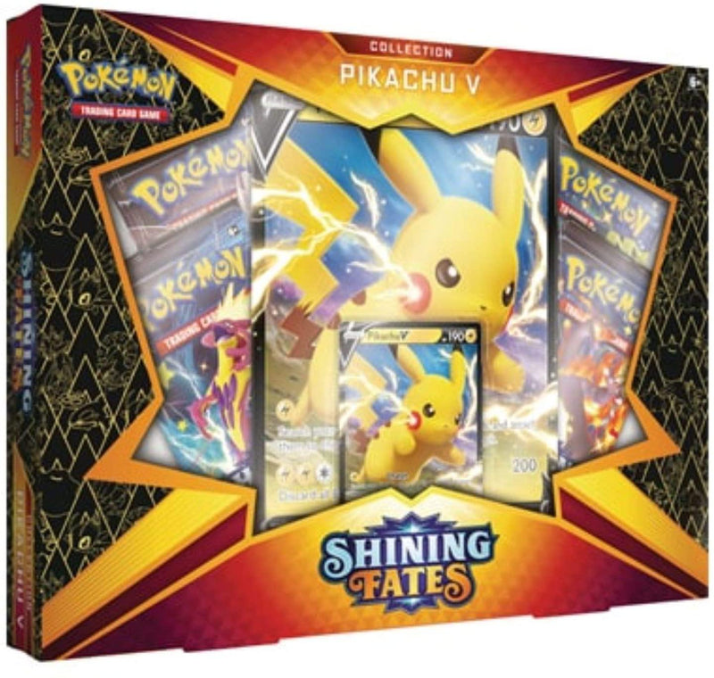Pokemon TCG: Shining Fates Collection Pikachu V Box - The Hobby Hub