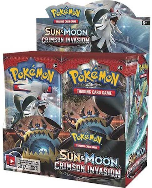 Pokemon TCG: Sun & Moon Crimson Invasion Booster Box - The Hobby Hub