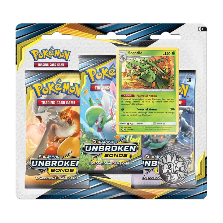 Pokemon TCG: Sun &amp; Moon Unbroken Bonds 3-Pack Blister