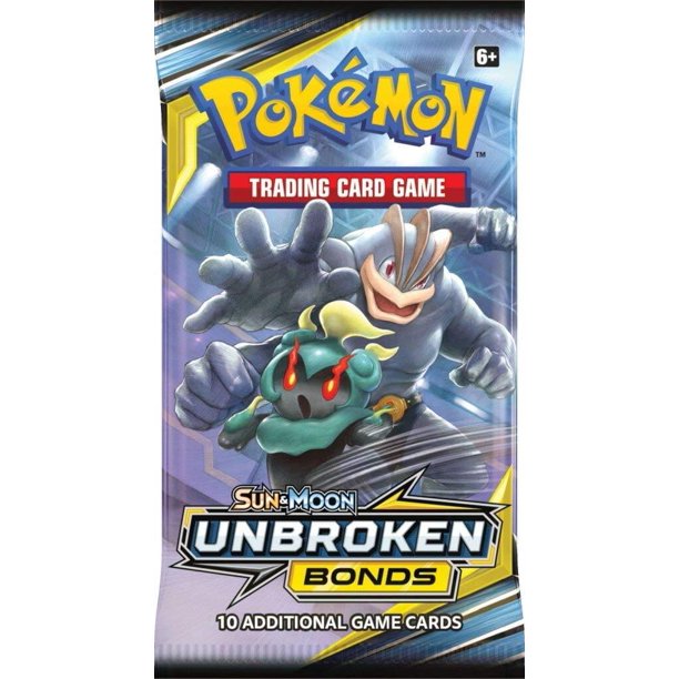 Pokemon TCG: Sun and Moon Unbroken Bonds Booster Pack Pokemon TCG: Sun and Moon Unbroken Bonds Booster Pack
