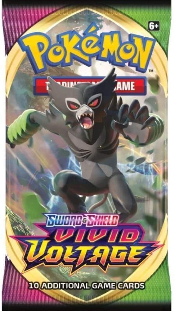 Pokemon TCG: Sword &amp; Shield - Vivid Voltage Booster Box - The Hobby Hub