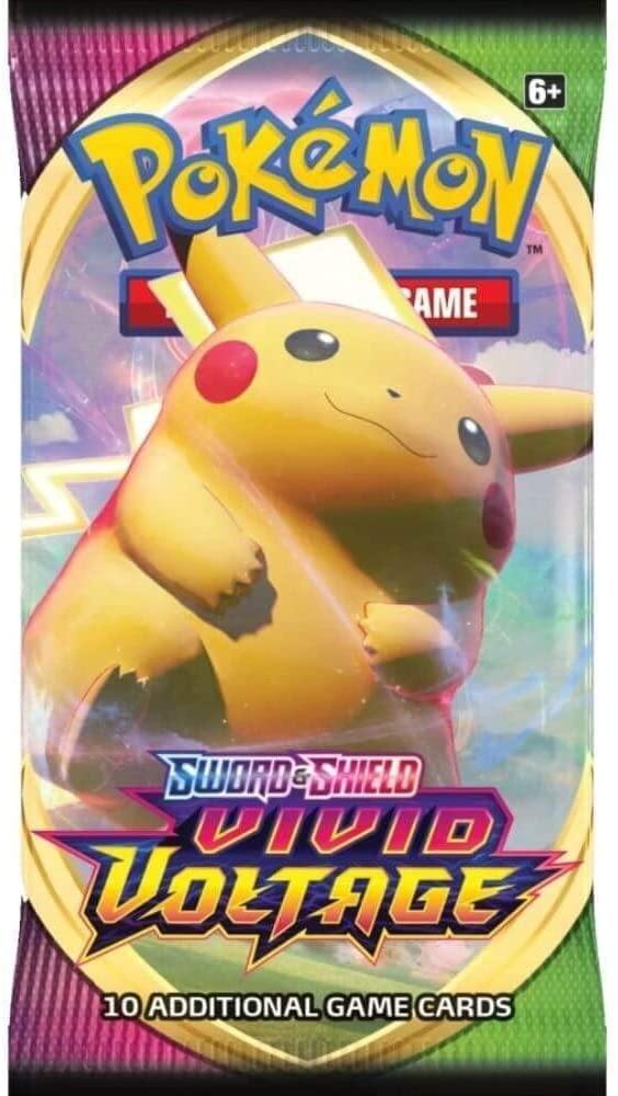 Pokemon TCG: Sword &amp; Shield - Vivid Voltage Booster Box - The Hobby Hub