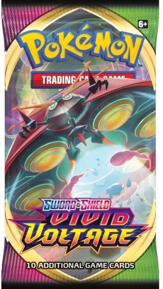 Pokemon TCG: Sword &amp; Shield - Vivid Voltage Booster Box - The Hobby Hub