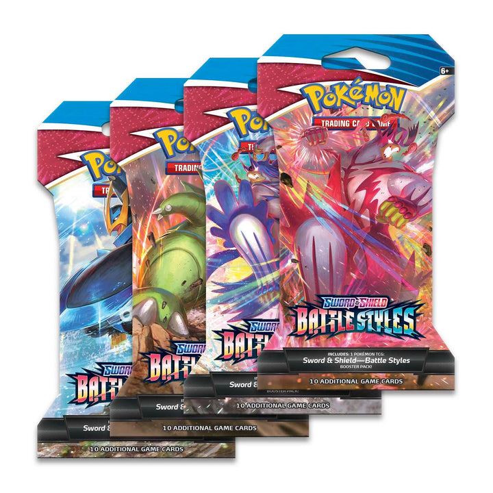 Pokemon TCG: Sword &amp; Shield Battle Styles Sleeved Booster - The Hobby Hub