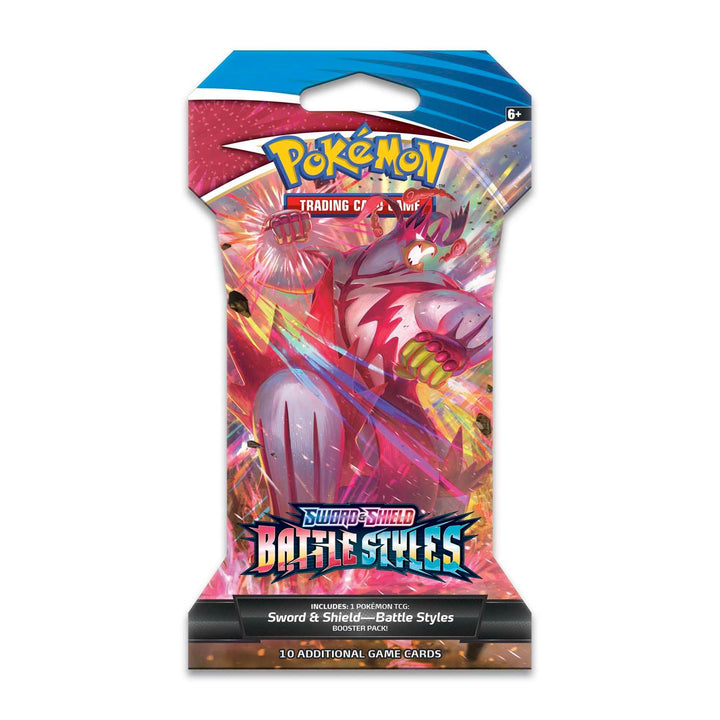 Pokemon TCG: Sword &amp; Shield Battle Styles Sleeved Booster - The Hobby Hub