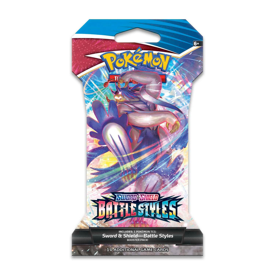 Pokemon TCG: Sword &amp; Shield Battle Styles Sleeved Booster - The Hobby Hub