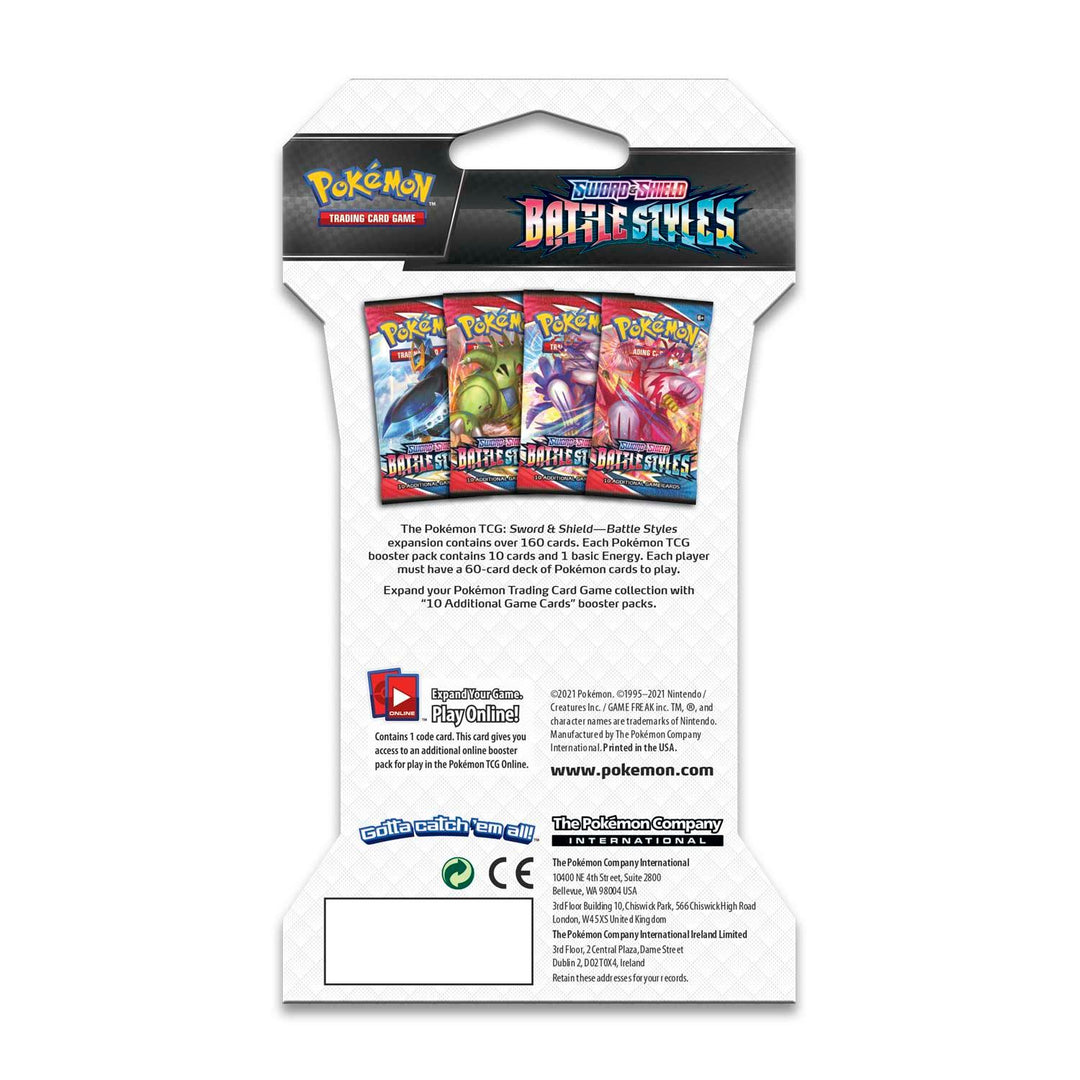 Pokemon TCG: Sword &amp; Shield Battle Styles Sleeved Booster - The Hobby Hub