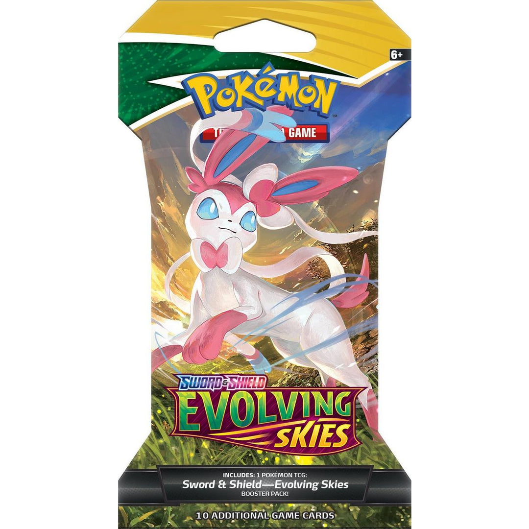 Pokemon TCG: Sword &amp; Shield Evolving Skies Sleeved Booster Pack