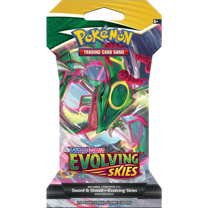 Pokemon TCG: Sword & Shield Evolving Skies Sleeved Booster Pack Pokemon TCG: Sword & Shield Evolving Skies Sleeved Booster Pack