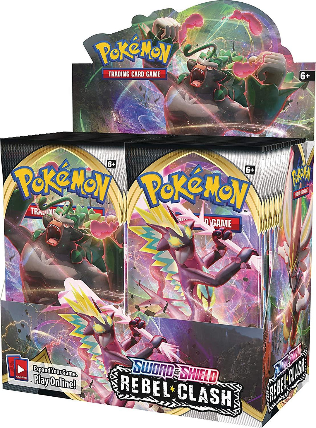 Pokemon TCG: Sword & Shield Rebel Clash Booster Box - The Hobby Hub