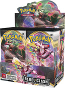 Pokemon TCG: Sword & Shield Rebel Clash Booster Box - The Hobby Hub