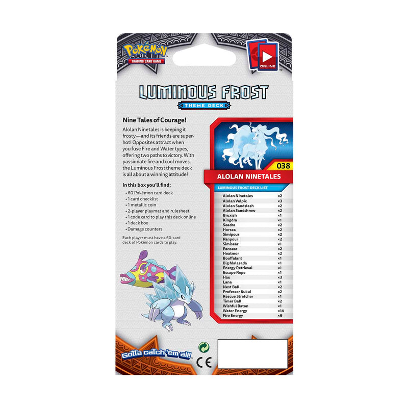 Pokemon TCG Burning Shadows Theme Deck Luminous Frost Pokemon TCG Burning Shadows Theme Deck Luminous Frost
