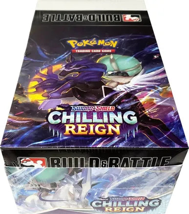 Pokemon TCG Chilling Reign Build and Battle Box Display