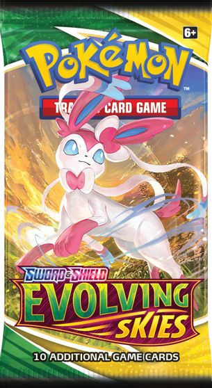 Pokemon TCG: Sword &amp; Shield Evolving Skies Booster Pack